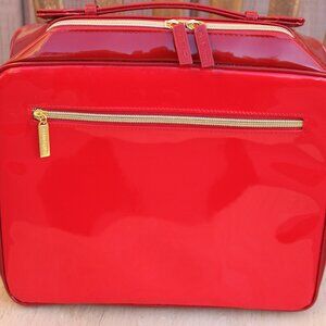 Estee Lauder Make Up Bag Red Case Cosmetic Bag